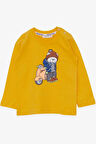 Breeze Erkek Çocuk Uzun Kollu Tişört Ayıcık Baskılı 2-6 Yaş, Sarı