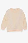 Breeze Kız Çocuk Sweatshirt Güpürlü 1.5-5 Yaş, Krem