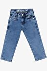 Breeze Erkek Çocuk Kot Pantolon Arka Cepleri Nakışlı 2-6 Yaş, Mavi