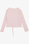 Breeze Kız Çocuk Uzun Kollu Tişört Büzgülü 8-14 Yaş, Pembe