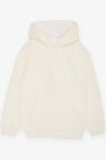BREEZE Kız Çocuk Sweathirt Polar Kapüşonlu Beli Lastikli 5-8 Yaş, Krem