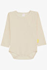 Breeze Kız Bebek Çıtçıtlı Zıbın Body Basic 9 Ay-3 Yaş, Krem