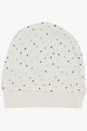 Breeze Yenidoğan Bebek Şapkası Minik Yıldız Desenli Ekru