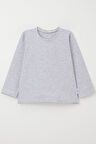 Breeze Erkek Bebek Uzun Kollu Tişört Basic 9 Ay-3 Yaş, Açık Gri Melanj