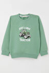 Breeze Erkek Çocuk Sweatshirt Çiftliğin Şimşeği 1.5-5 Yaş, Mint Yeşili