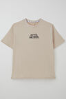Breeze Erkek Çocuk Tişört Yazı Baskılı 8-12 Yaş, Bej