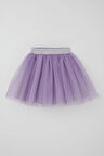 Breeze Kız Çocuk Tütü Etek Beli Sim Detaylı Lastikli 5-10 Yaş, Lila