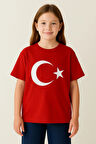 Breeze Erkek Çocuk Tişört Türk Bayraklı 4-14 Yaş, Kırmızı