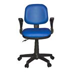 Türksit Kozmo Lux Kollu Çalışma Koltuğu Kumaş P.Mavi