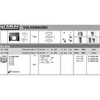 Vag Piston Segman 81,01mm(0,25) Crafter 2.5tdi 06>13 Bjj Bjk Ceba Cebb - Yenmak 31-30045-025