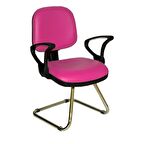 Türksit Kozmo Bekleme Koltuğu Z Ayak Pembe