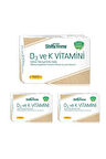 3 Adet Shiffa Home D3 ve K2 Vitamini 1300 mg Softjel