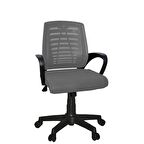 Türksit Karizma File Çalişma Koltuğu Plastik Ayak Gri