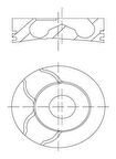 Renault Motor Piston+segman Kangoo Megane Laguna Trafıc Scenic Vivaro Carısma 1.9tdi F9q (80.00mm) / (+0.50m - Mahle 0215802