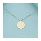 14K Altın Plaka Kolye 4N31134