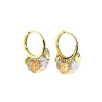 Üç Renk Altın Shakira Küpe 