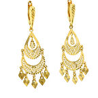 22 Ayar Altın Çingene Küpe