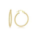 Altın Top Halka Küpe (Çapı:2.1cm)