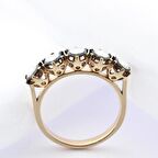 0.38 Karat Elmas Beştaş Yüzük EY4453