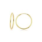 Altın Halka Küpe (Çapı: 2.20cm) 