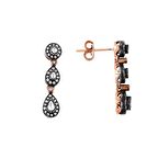 0.46 Karat Pırlantalı Damla Elmas Küpe EE273