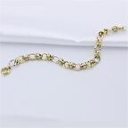 3 Renk Altın Hallow Bileklik