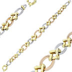 3 Renk Altın Hallow Bileklik