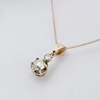 Elmas Karartmasız Tektaş Kolye