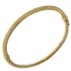 Simli Altın Kelepçe Bilezik