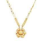 22 Ayar Altın Çiçek Kolye