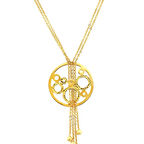 22 Ayar Altın Mutlu ve Sevimli Hayatlar Kolye