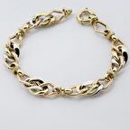 3 Renk Altın Hallow Bileklik