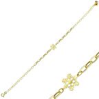  Altın Kar Tanesi Bileklik