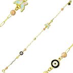 Altın Kelebek Nazar Bileklik