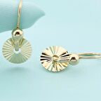 Daire Sallantılı Altın Arnavut Küpe