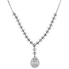 Pırlanta Baget Damla Kolye 