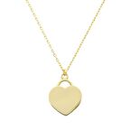 Altın Kalp Kolye