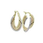 14 Ayar Altın Halka Küpe