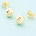 14 Ayar Altın Top Küpe