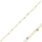 14 Ayar Altın Minimalist Tasarım Bileklik