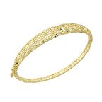 14 Ayar Atın Kelepçe Tasarım Telkari Bilezik