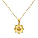  22 Ayar Altın Yonca Tasarım Kolye