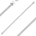 7.39ct (E-F vs) Pırlanta Su Yolu Bileklik