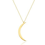 14 Ayar Altın Hilal Kolye