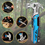 Outdoor Profesyonel Çakı Çekiç Pense Ateş Taşı Vidalama Kamp Piknik Ve Doğa Çok Fonksiyonlu Alet Set