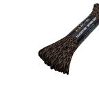 Polyester Paracord İp 660 Lb 4 mm Bordo Bej Desen 30 Metre