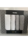 Özdilek Filgo Best Set Hamam Takımı Havlu Seti Beyaz-Yeşil