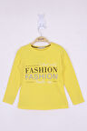 Toontoy Kız Çocuk Fashion Baskılı Tişört