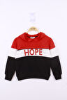 Toontoy Kız Çocuk Hope Baskılı Garnili Sweatshirt 
