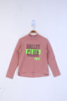 Toontoy Kız Çocuk Ballet Club Baskılı Sweatshirt 